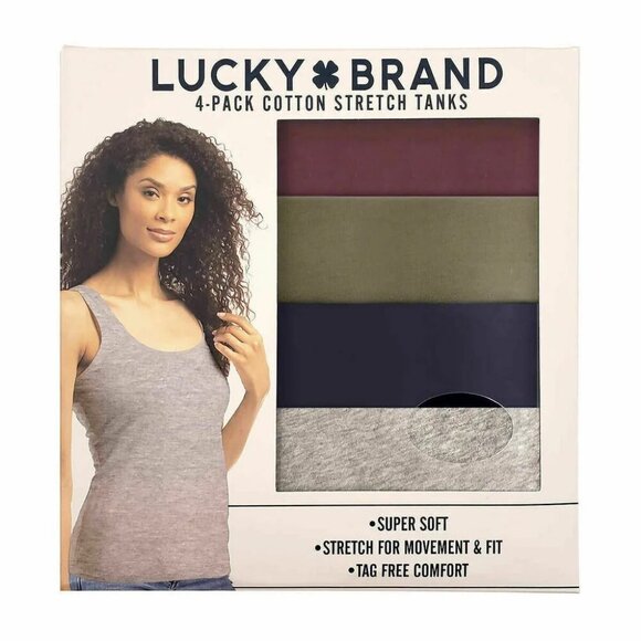 Lucky Brand Other - Lucky Brand Womens Tank Top, 4 pack (Multı, Large)